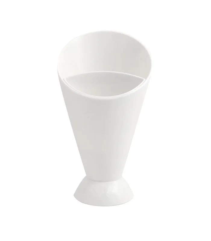 2 в 1 картошка фри чипы подставка конус картофеля-фри салат закусок конусная пластиковая чашка