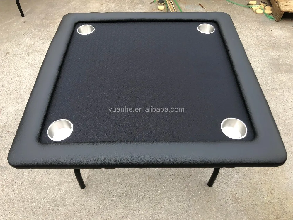 Складной портативный квадратный стол для покерных карт, 1 метр, 4 человека