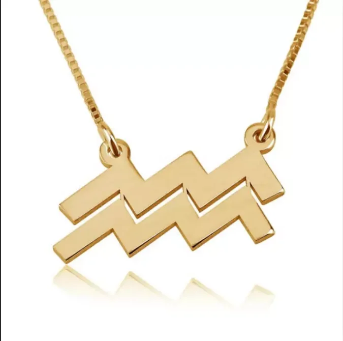 Buy Aquarius Zodiac Necklace,Cheap 