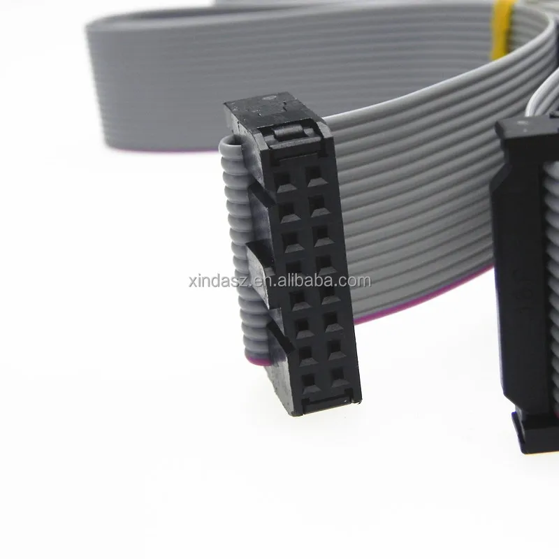 HUAZIZ Câble Plat en Ruban IDC 20 Broches, Pas de 1,27 mm, Arc-en-Ciel HUAZIZ Câble Plat en Ruban IDC 20 Broches, Pas de 1,27 mm, Arc-en-Ciel