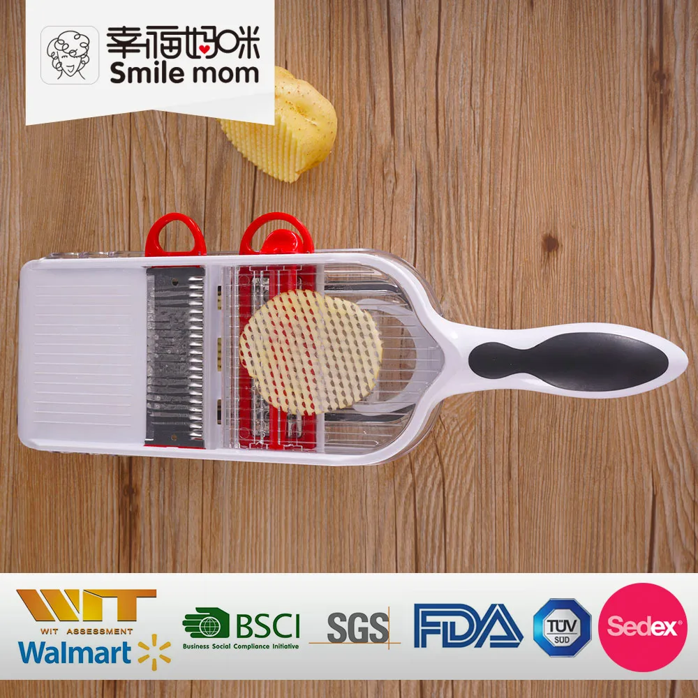 Супер Регулируемая мандолиновая овощерезка ручная овощерезка для фруктов Картофельная терка для моркови