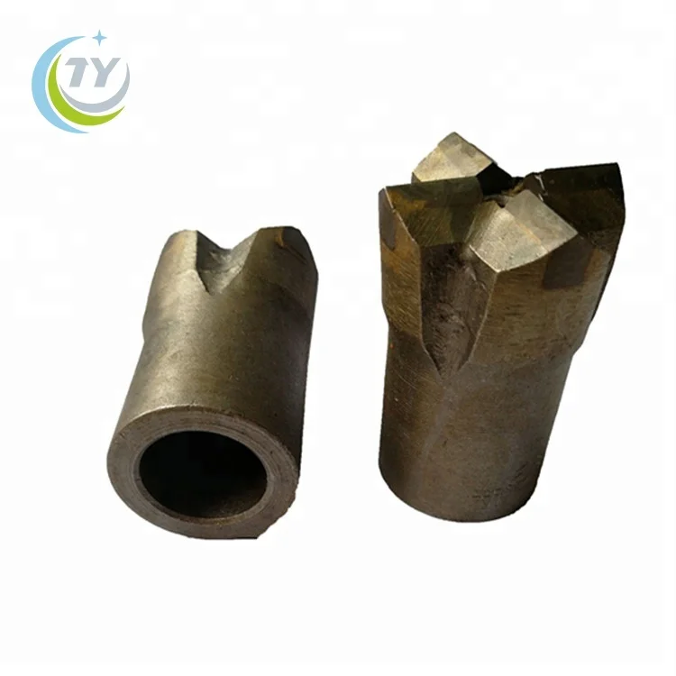 Tungsten Carbide Forged Tips Taper Cross Bits for Drilling Tool for Rock Drilling