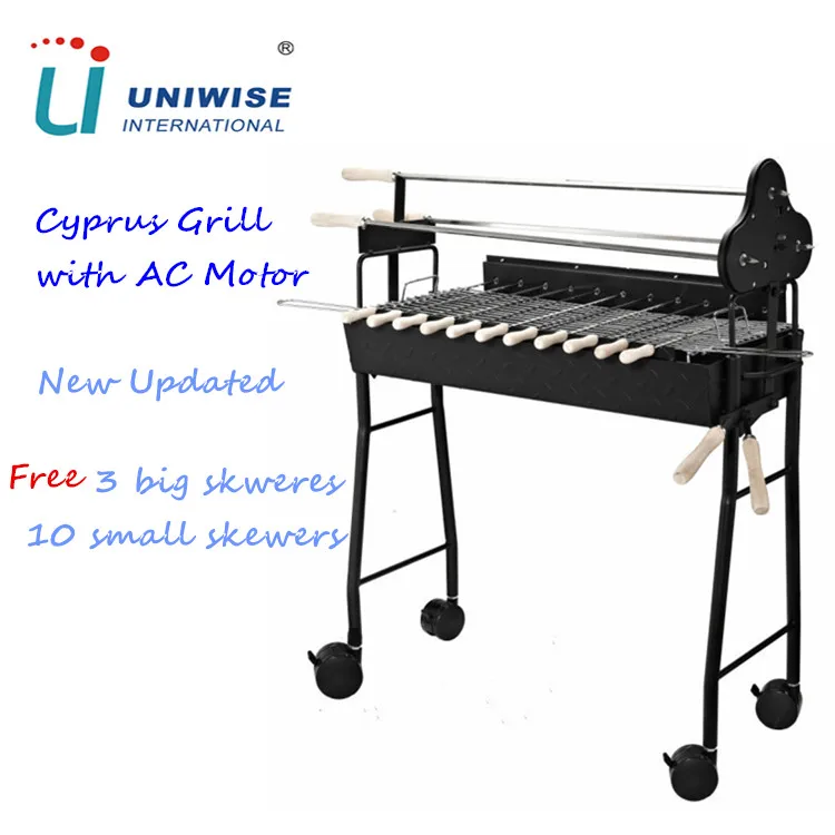 Cyprus Bbq Grill Outdoor Commercial Rotisserie Grill Pig Spit Roaster