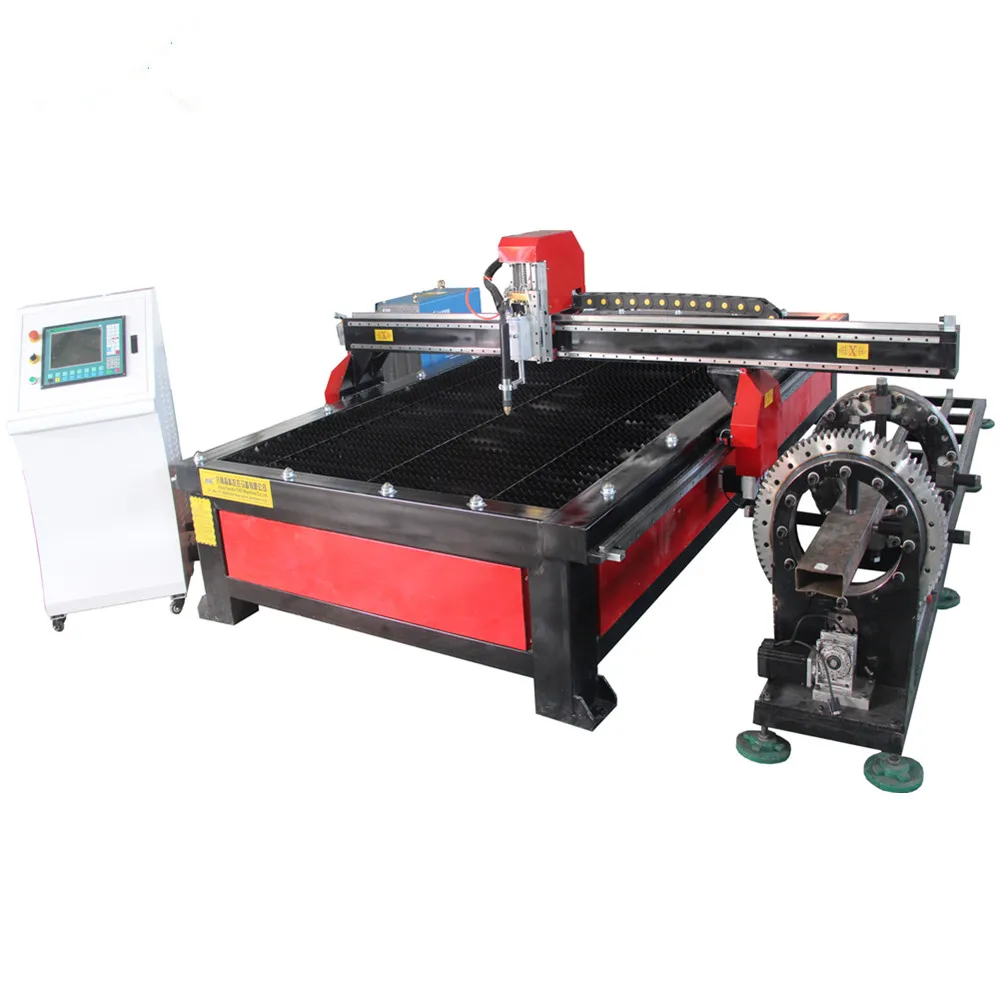 Senke 1530 Cnc Pipe Plasma Cutting Machine With Rotary Pass Through Buy Cnc Pipe Plasma Cutting Machine