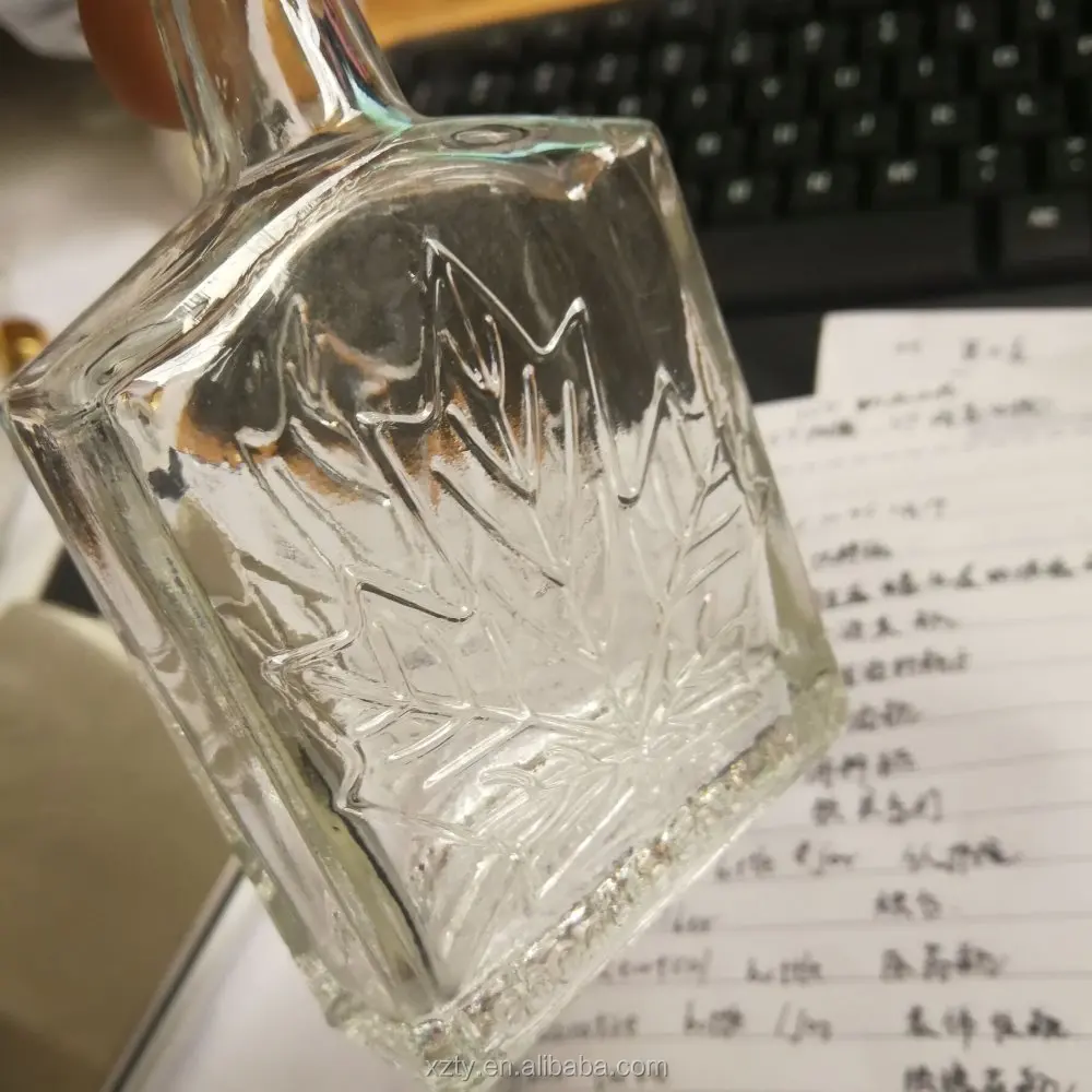 50ml 100ml 250ml カナダ産メープルリーフ型メープルシロップ/アイス