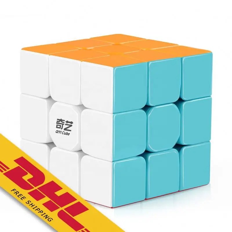 D-Fantix Qiyi Warrior W 3X3 Speed Cube Stickerless 3X3X3 Magic Cube Puzzles 