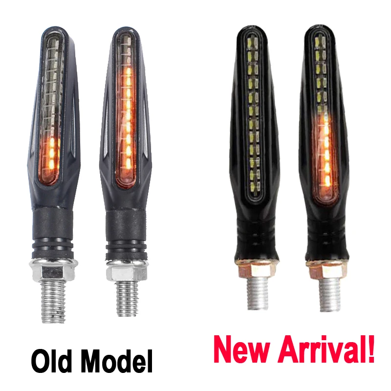 Универсальный индикатор поворота для мотоцикла 335SMD поворотник плавной воды 12 светодиодов