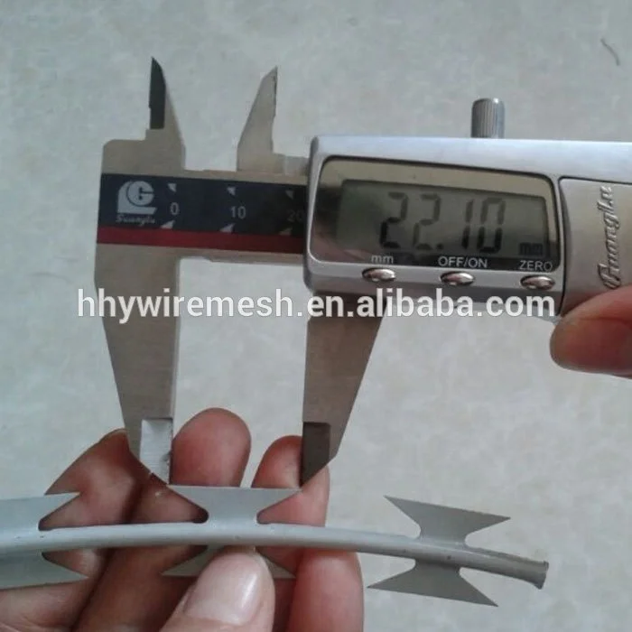 
 Оцинкованная бритвенная проволока, экспорт в Пакистан, острые лезвия, колючая проволока BTO22, колючая проволока  
