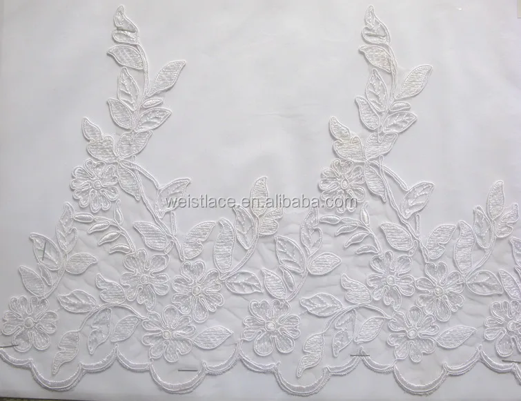 Wholesale lot 20YDS ivory ABS pearl rhinestone rose Flower Lace Trim DIY wedding decoration dress bridal hair accesory 20mm