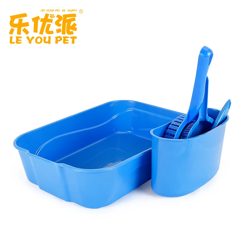 Patented Pet Grooming Semi automatic Pp Plastic Cat Toilet Cat Litter