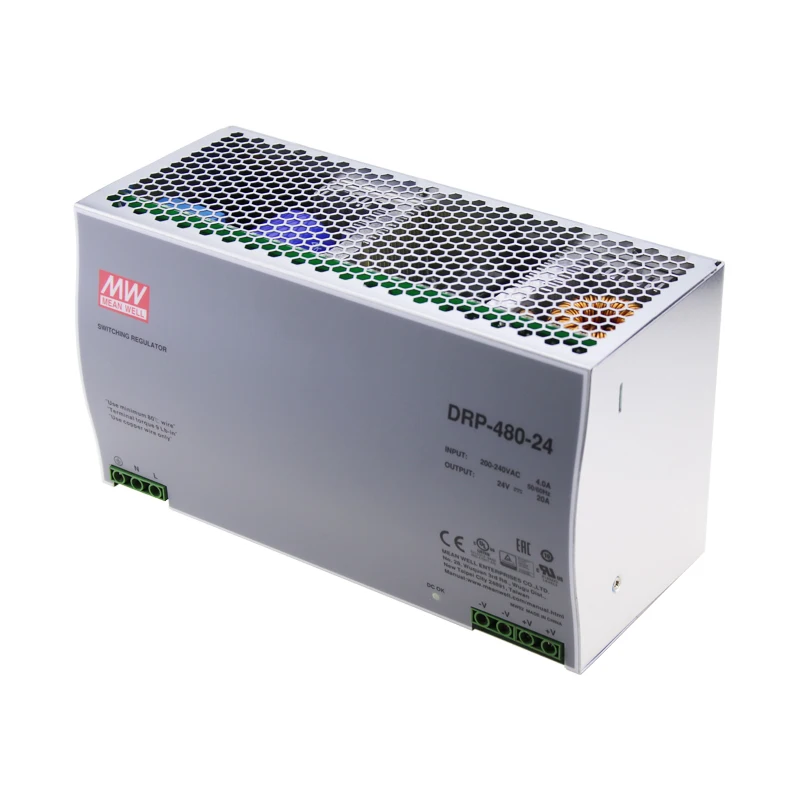 Meanwell Drp-480-24 480w 24v Din Rail Power Supply 24v 480w Din Rail ...