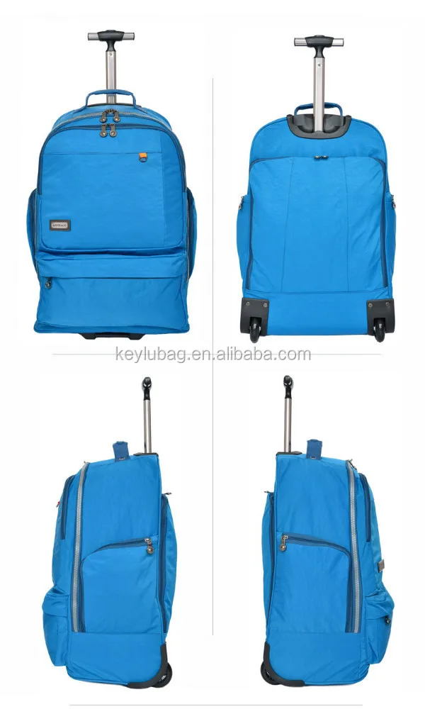 Source Practical adult travel trolly backpack computer bag waterproof  canvas trolley backpack on m.