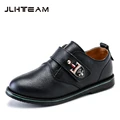 Good quality of high quality leather shoes classic excellent quality 2016 hot new black shoes children