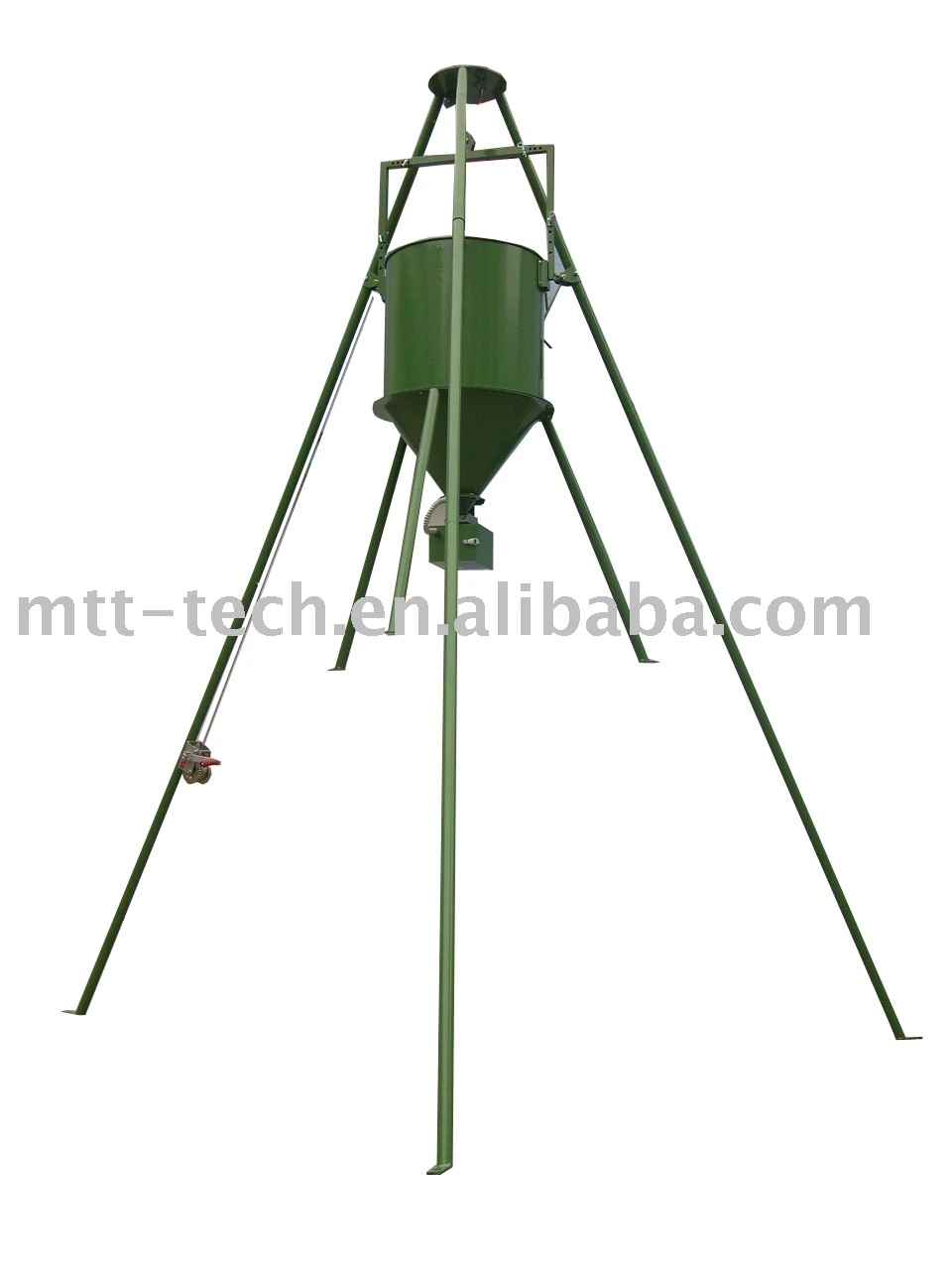 TRIPOD Deer Feeder with hand winch, View Tripod deer feeder, Product