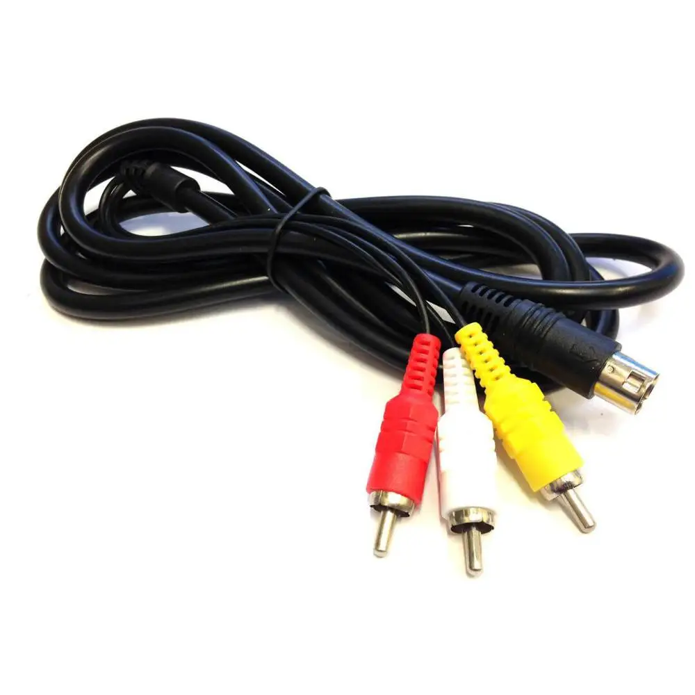 1.8m Audio Video Rca Lead Cable For Sega Mega Drive 2 3 Genesis Md Av Cable  Game Console For Sega Mega Tv Cable Composite - Buy For Sega Md Av  Cable,Rca Cable For Sega Mega,Av Cable For Sega Mega ...