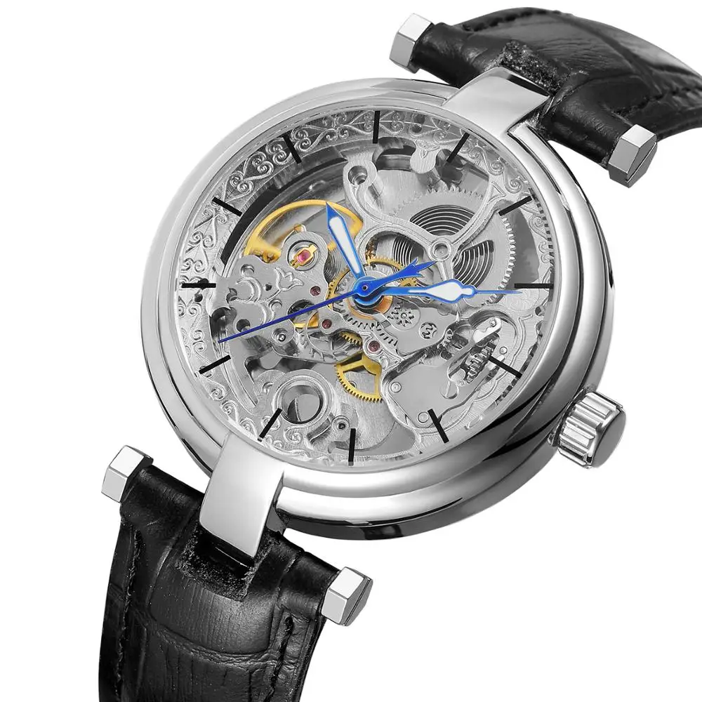 Forsining Skeleton Automatic Watch for Men