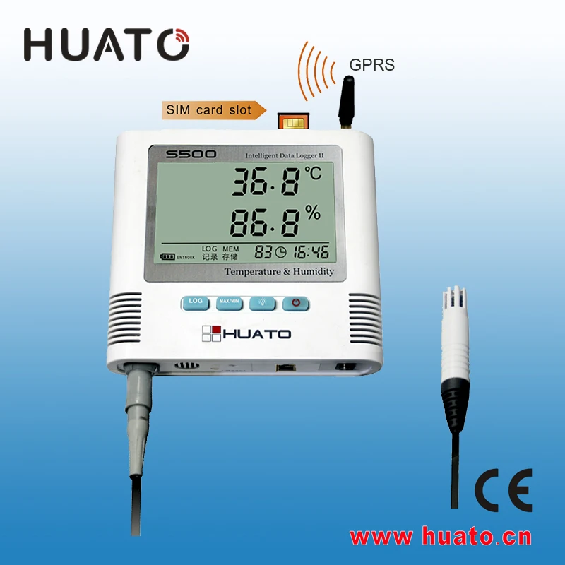 Cold Storage Thermometer With Sim Card Gprs Transferring