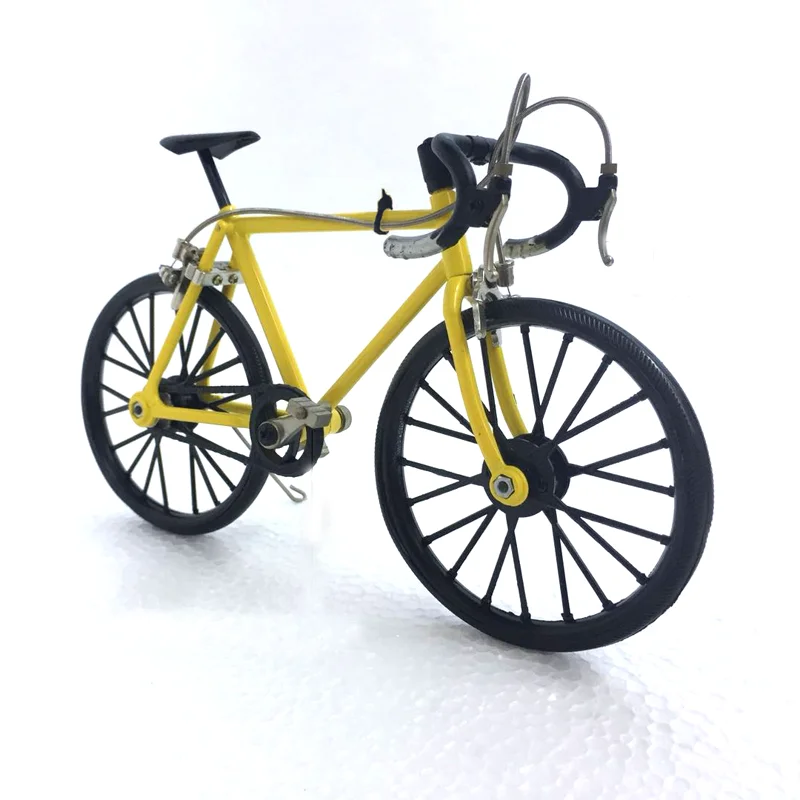 1:8 DIY Metal Toy Bike Miniature Model Bike for Kids