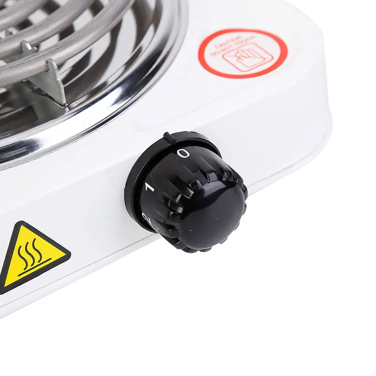 Piastra Cucina Elettrica Fornello Elettrico A Spirale 1500W - Bruciatore Singolo Portatile Per Cucina, Campeggio E Ufficio Piastra Riscaldante Compatta Portatile