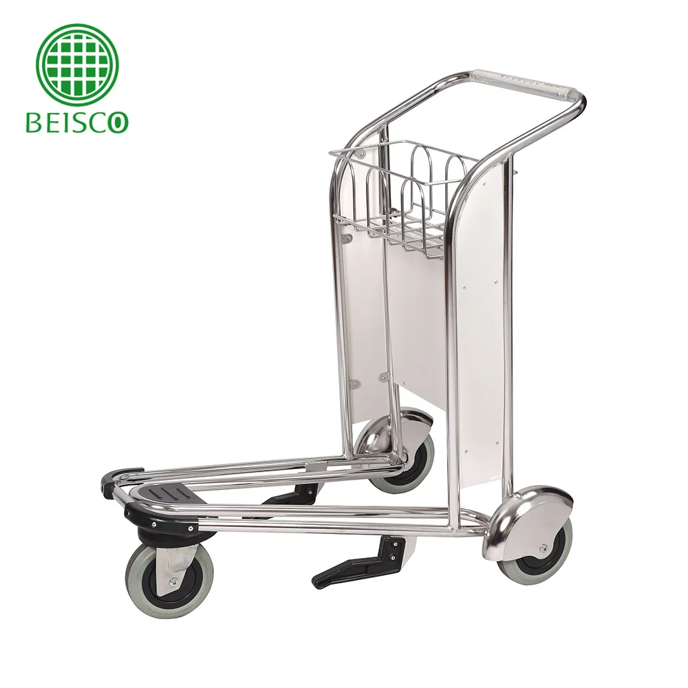 Airport luggage carts and trolleys