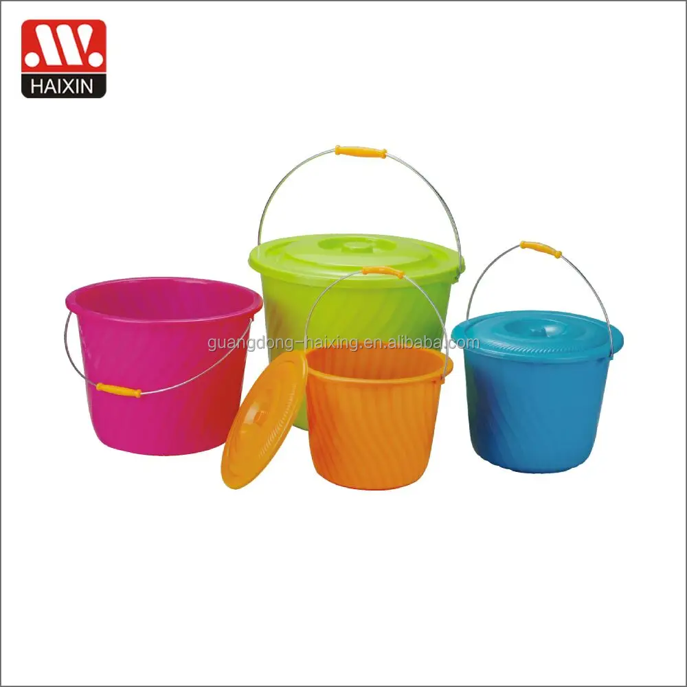 3 л оптовая продажа маленькие пластиковые ведра с крышками и