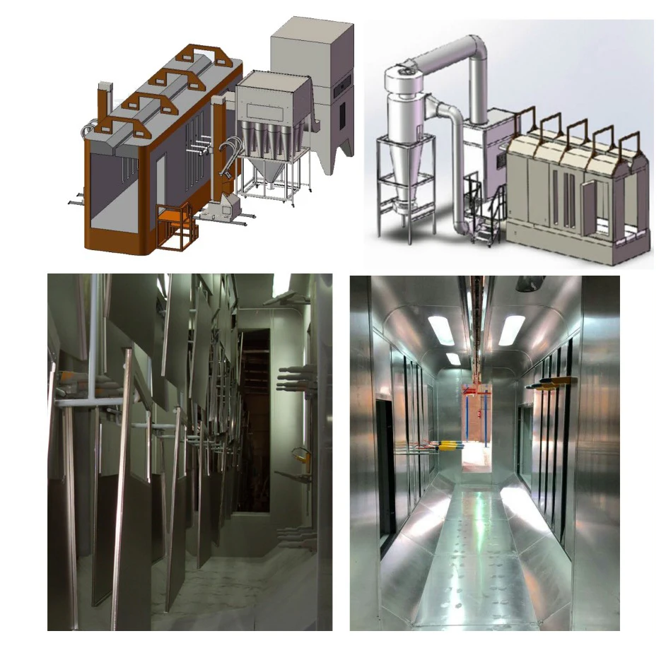 Customized Aluminum Profile Powder Coating Line