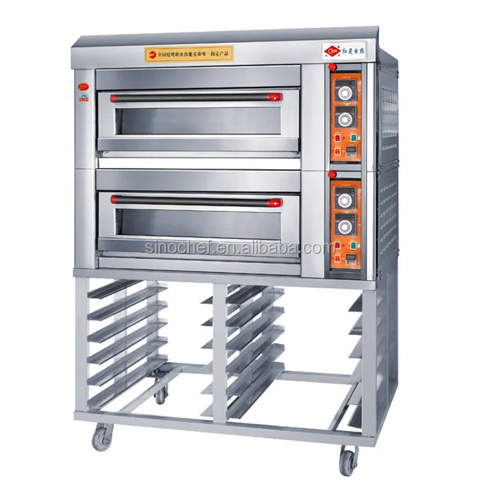 
 Электрическая печь для выпечки с цифровым дисплеем, 3 уровня, 9 лотков  