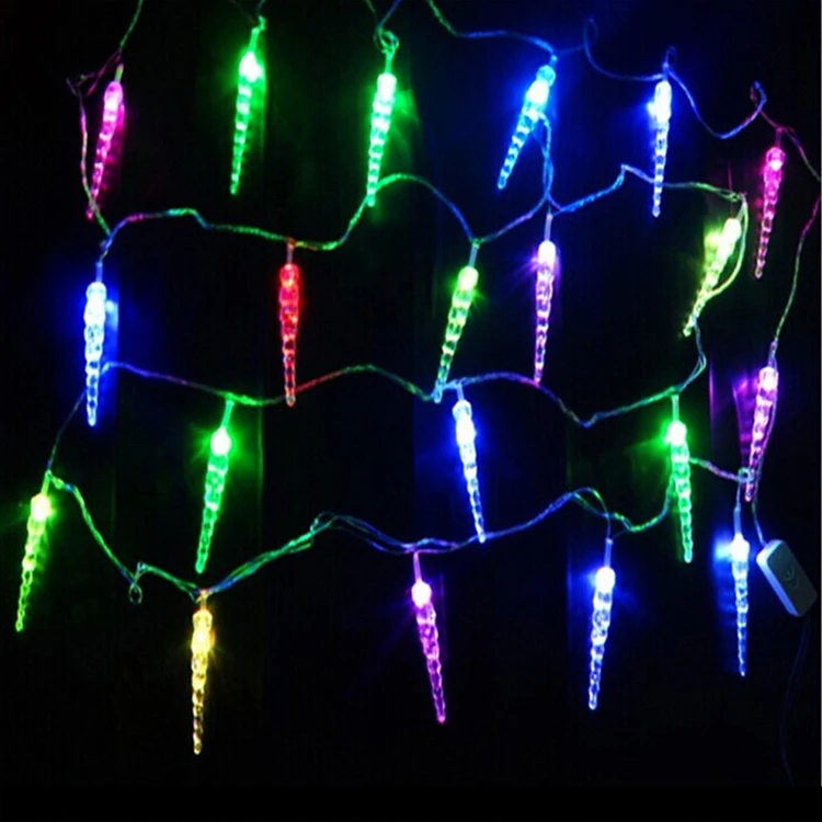 battery operated icicle string lights