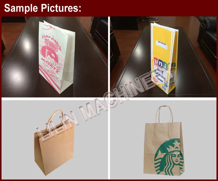 quare bottom food paper bag&amp;square bottom paper carry bag