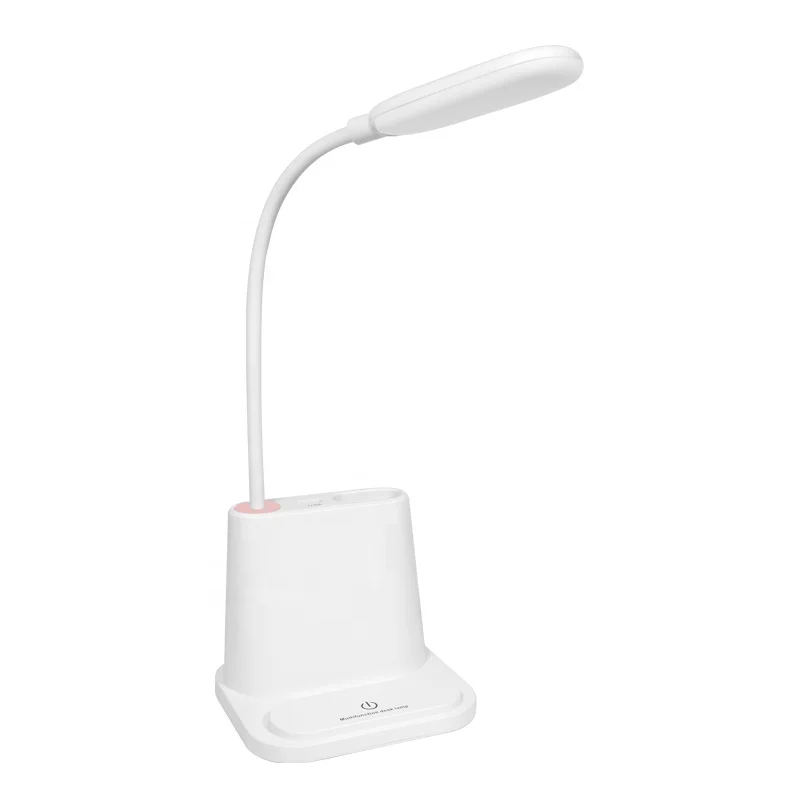 High quality led student rechargeable desk lamp with usb charging port