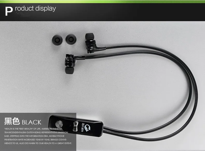 Ibrain Device Ibrain Air Tube Headphone with Emf Protection Earphone