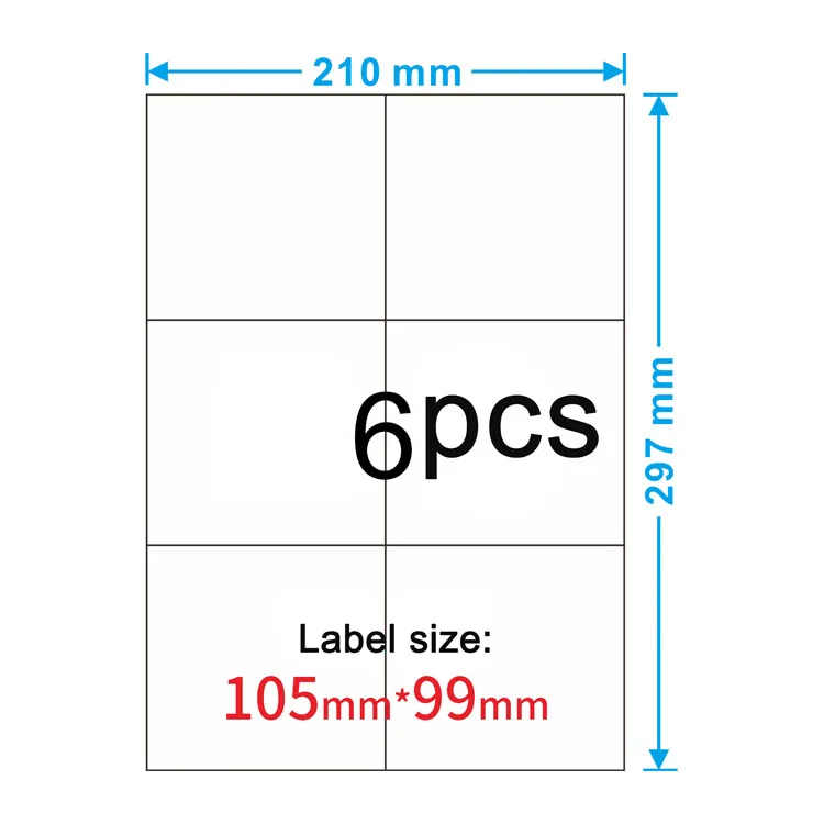 A4 Address Labels Sheets From 4 Labels Per Sheet
