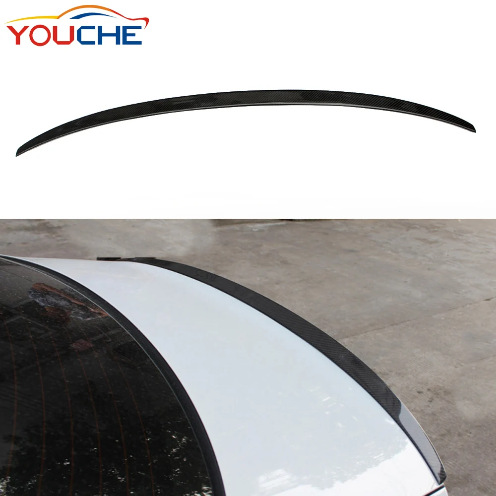 Стильный спойлер S3 для крыльев багажника из углеродного волокна для Audi A3 S3 2013-2017 седан