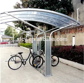 Toldo De Refugio Para Garaje De Bicicleta Galvanizado Al Aire Libre