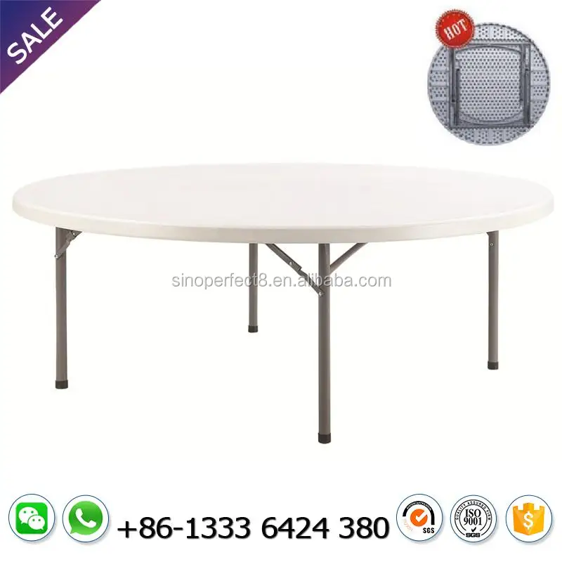 
 Commercial Rental  Dining Furniture High Quality 8 Seat Camping White Plastic Folding Picnic Rectangle Table And Chairs Set  