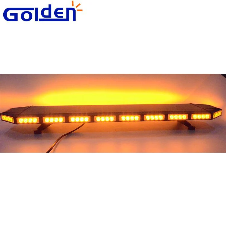 
 Винтовое крепление 12 В 48 дюймов, аварийное предупреждение о транспортном средстве, светодиодный стробоскоп, желтая световая балка для буксировочного грузовика, прицепа, крыши  