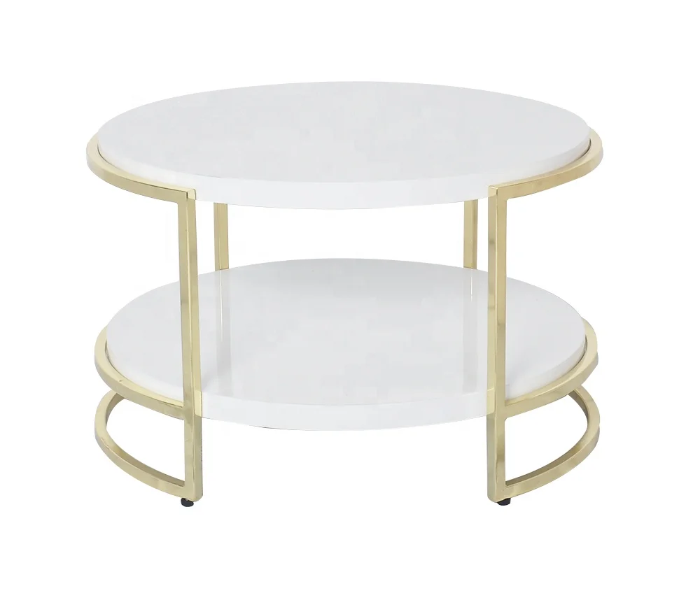 Two Layers Mdf With High Gloss Painting Low Coffee Table With Gold Plating Buy Mdf Coffee Table Mdf With High Gloss Painting Coffee Table Two Layers Mdf With High Gloss Painting Coffee Table