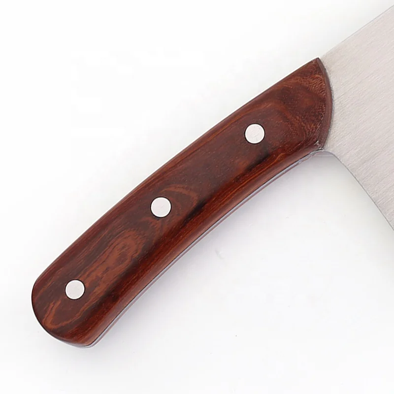 Хит продаж, кухонный нож из нержавеющей стали с деревянной ручкой