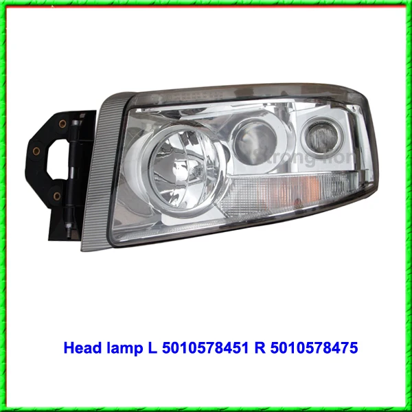 Direct Factory Sales High Quality LHD Head Lamp (L 5010578451 R 5010578475) New Condition for Renault Spare Parts