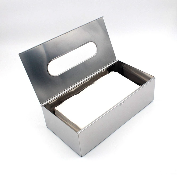 Sumnacon Square Stainless Steel Tissue Box Cover - Wall Mounted Stylish  Paper Facial Cover, Modern M…See more Sumnacon Square Stainless Steel  Tissue
