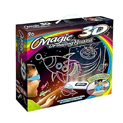 3D Kids Magic Pad Light, Up Drawing Board Pa?avec un Algeria