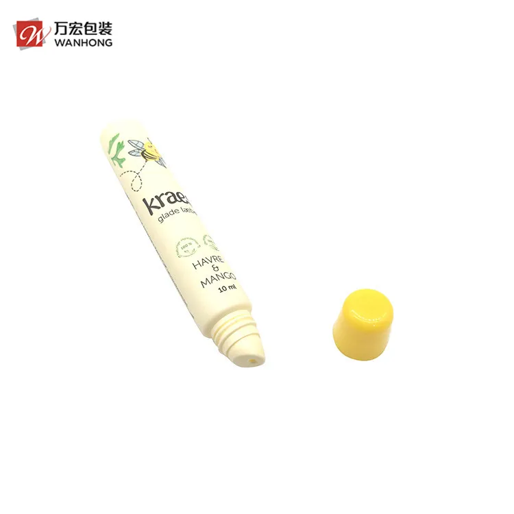 Balm Plastic Tubes Promotional Custom Plastic Empty Cosmetic Soft Packing Lip Balm PE Tube