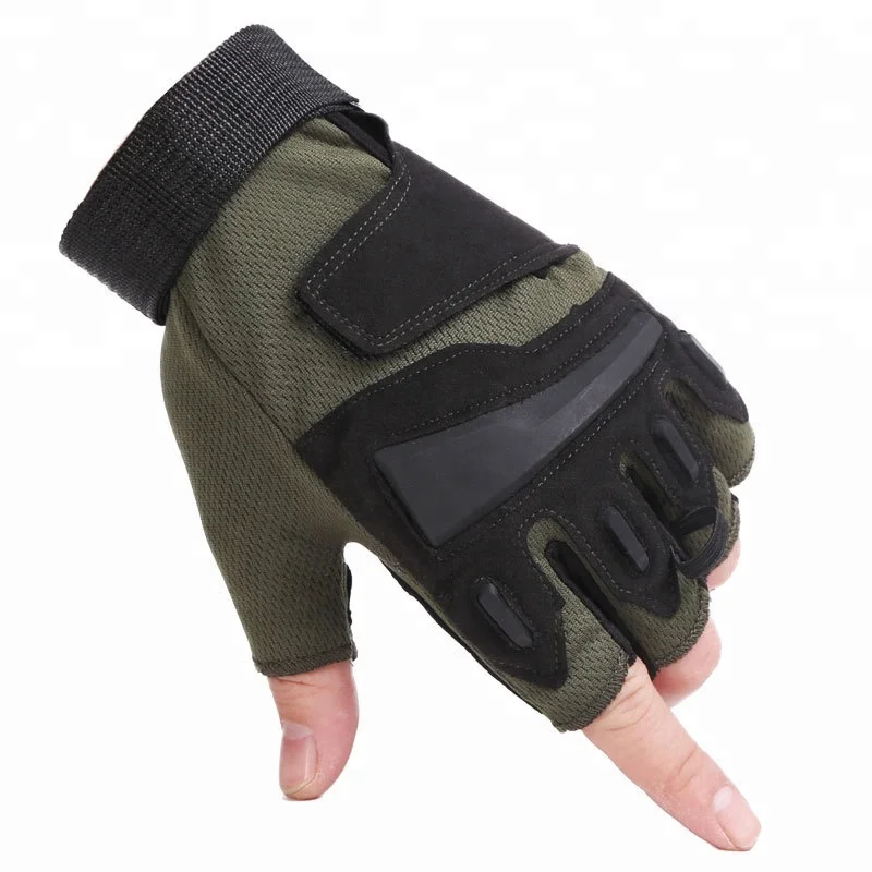 Перчатки тактические в стиле милитари, летние дышащие Нескользящие митенки с закрытыми пальцами для верховой езды, альпинизма, боевых действий и занятий спортом