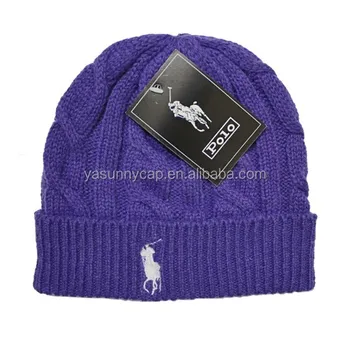 Fashionable design high quality custom knitted beanie hat for sale