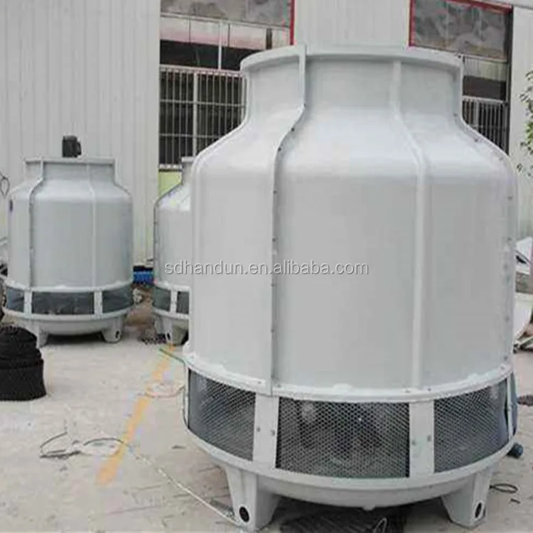 100T Cooling Capacity FRP Water Circuit Cooling Tower Oven New Counter Flow Design Motor Fan Pump Core PVC Manufacturing Plants