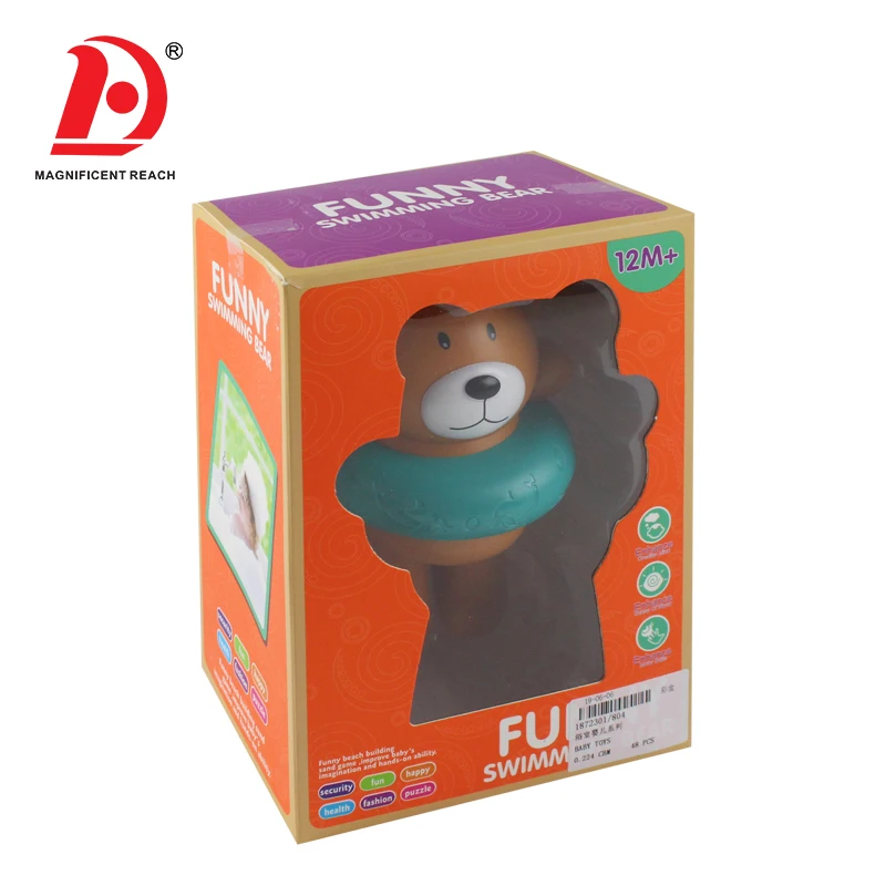 HUADA 2022 г. милый медведь Стайлинг пластиковые материалы Детская ванная комната Душ Игрушки для ванны