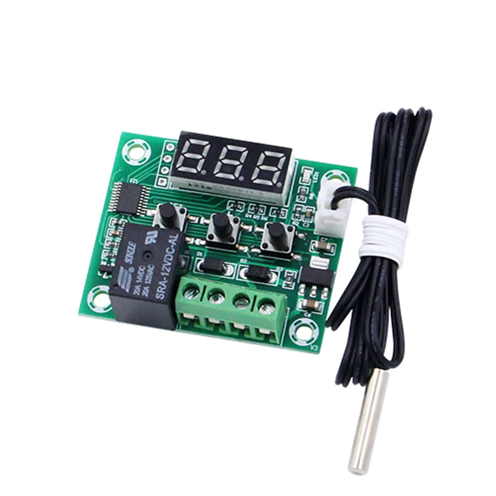 High Accuracy W1209 Digital Display Thermostat High Precision Temperature Controller Temperature Control Switch Miniature Temper