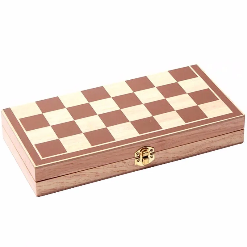 Набор винтажных деревянных шахматных фигур, складная доска, коробка, деревянная ручная резьба, подарок, детская игрушка, шахматы, игры, шахматы для отдыха