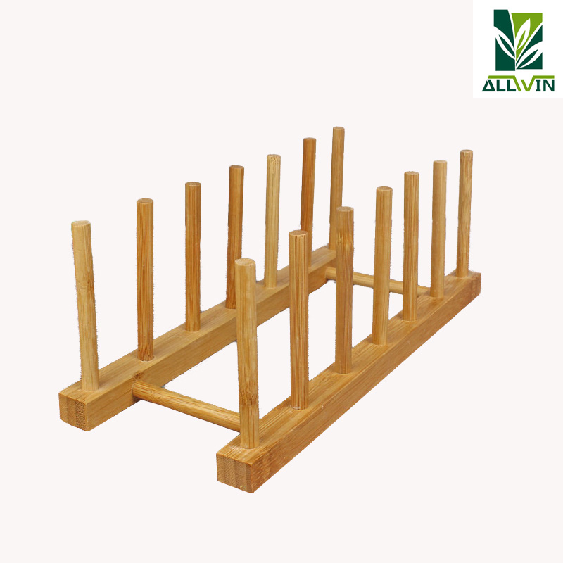 Экологически чистая бамбуковая сушилка для посуды для кухни оптом