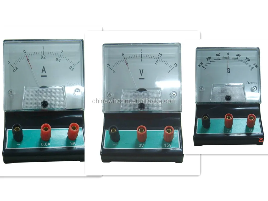 Laboratory Education Voltmeter and Ammeter and Galvanometer J0407,J0408,J0409